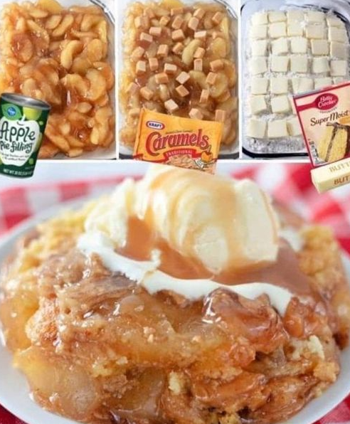 Easy Caramel Apple Cobbler Dump Cake Recipe 1 image 52